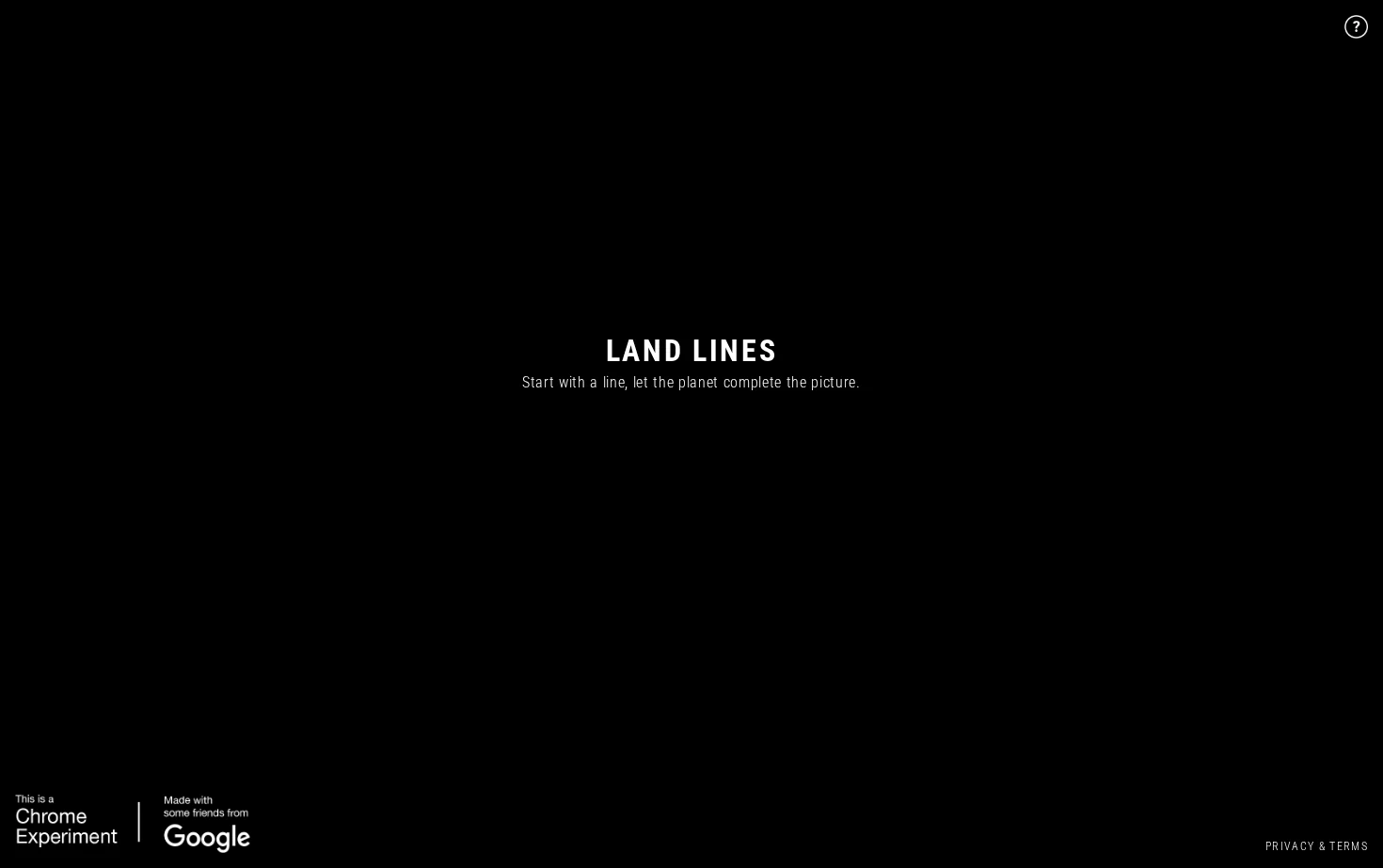 Land Lines 页面快照